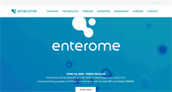 Desktop Screenshot of enterome.com